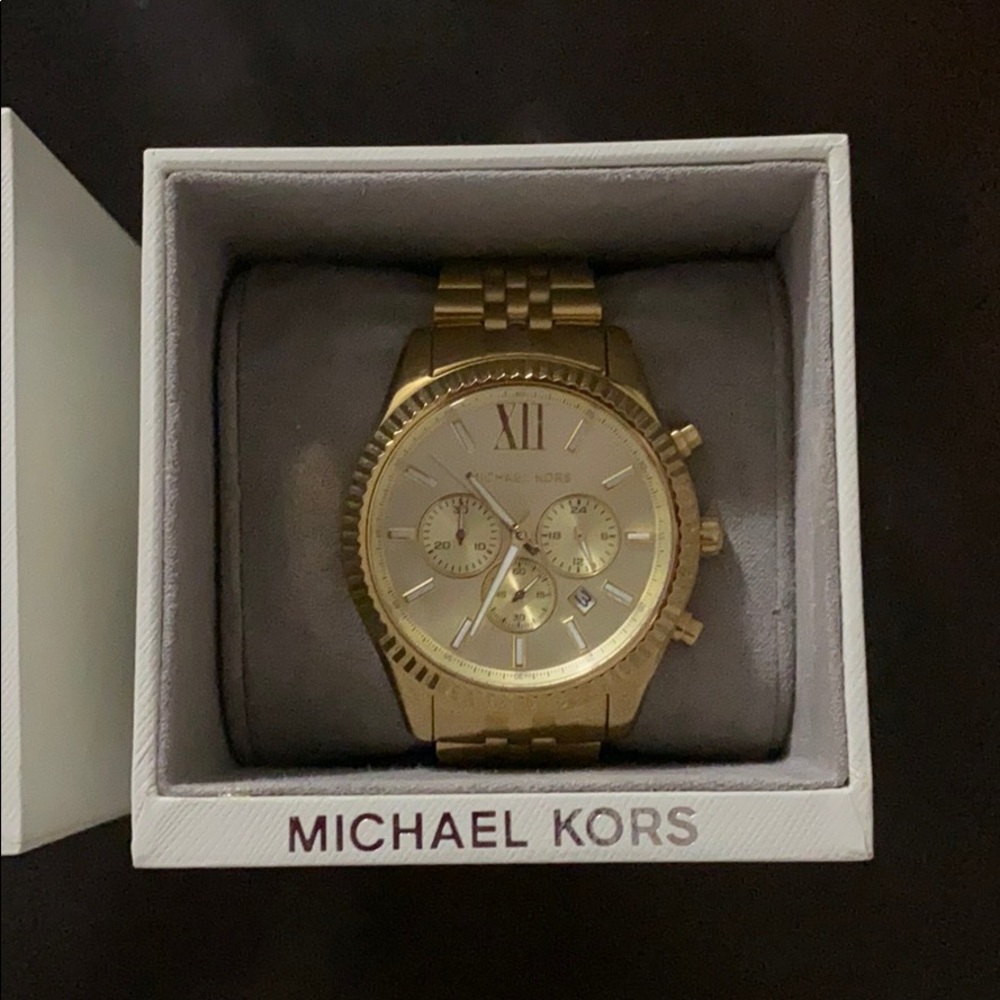 Michael Kore Gold Watch